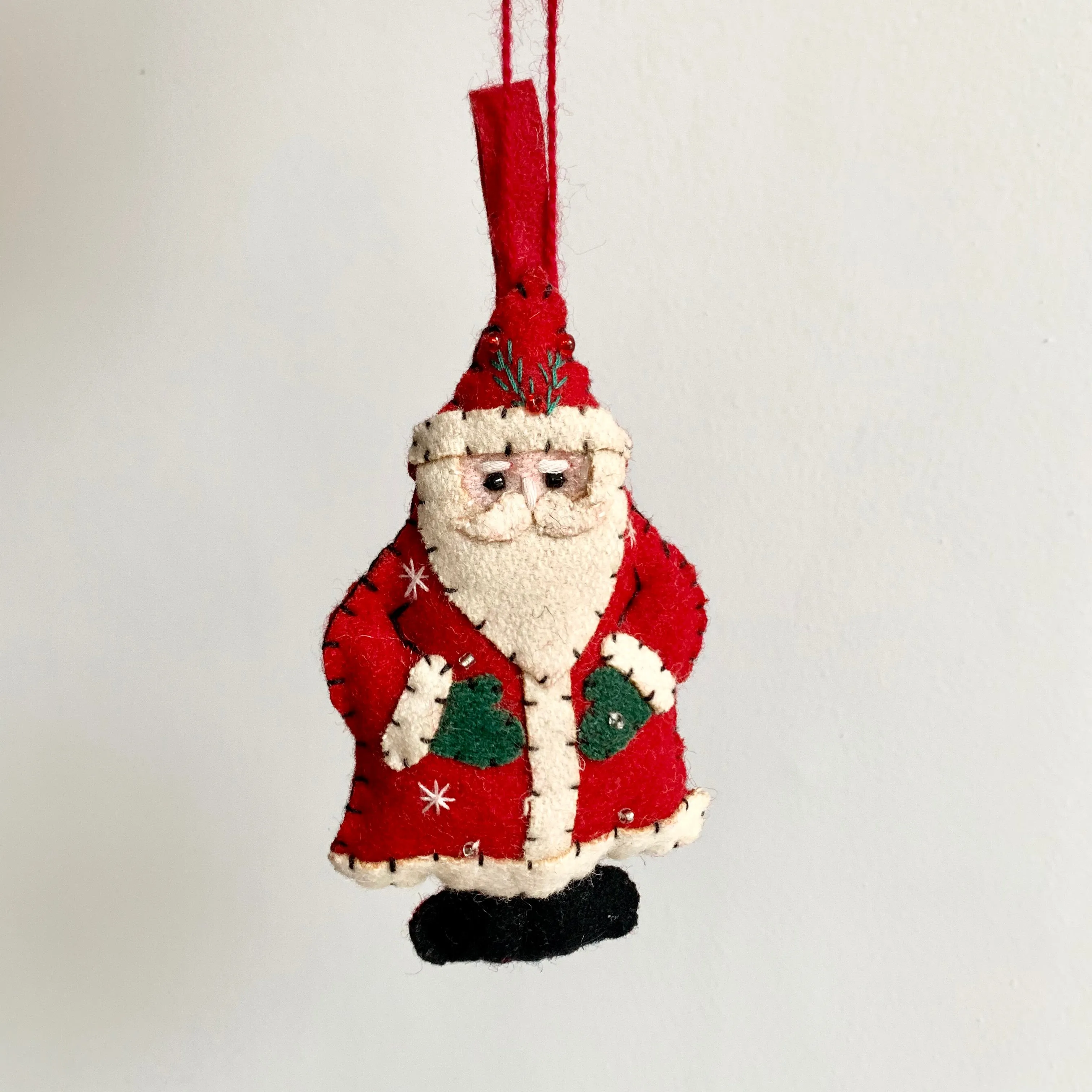 Small Felt Santa Claus