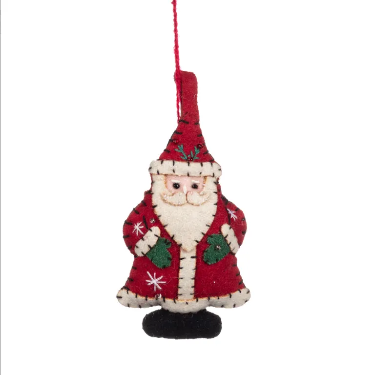 Small Felt Santa Claus