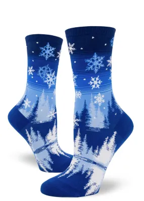 Snowflakes Women's Socks