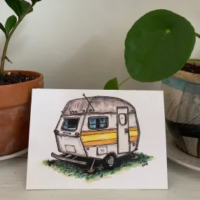 Sprite Camper Greeting Cards