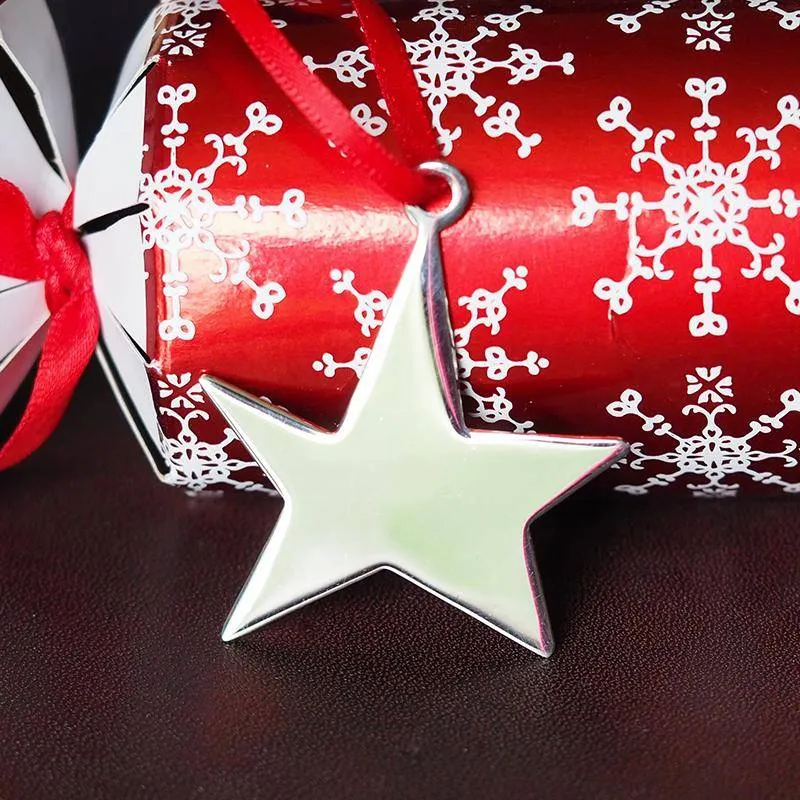 Sterling Silver Christmas Star Decoration