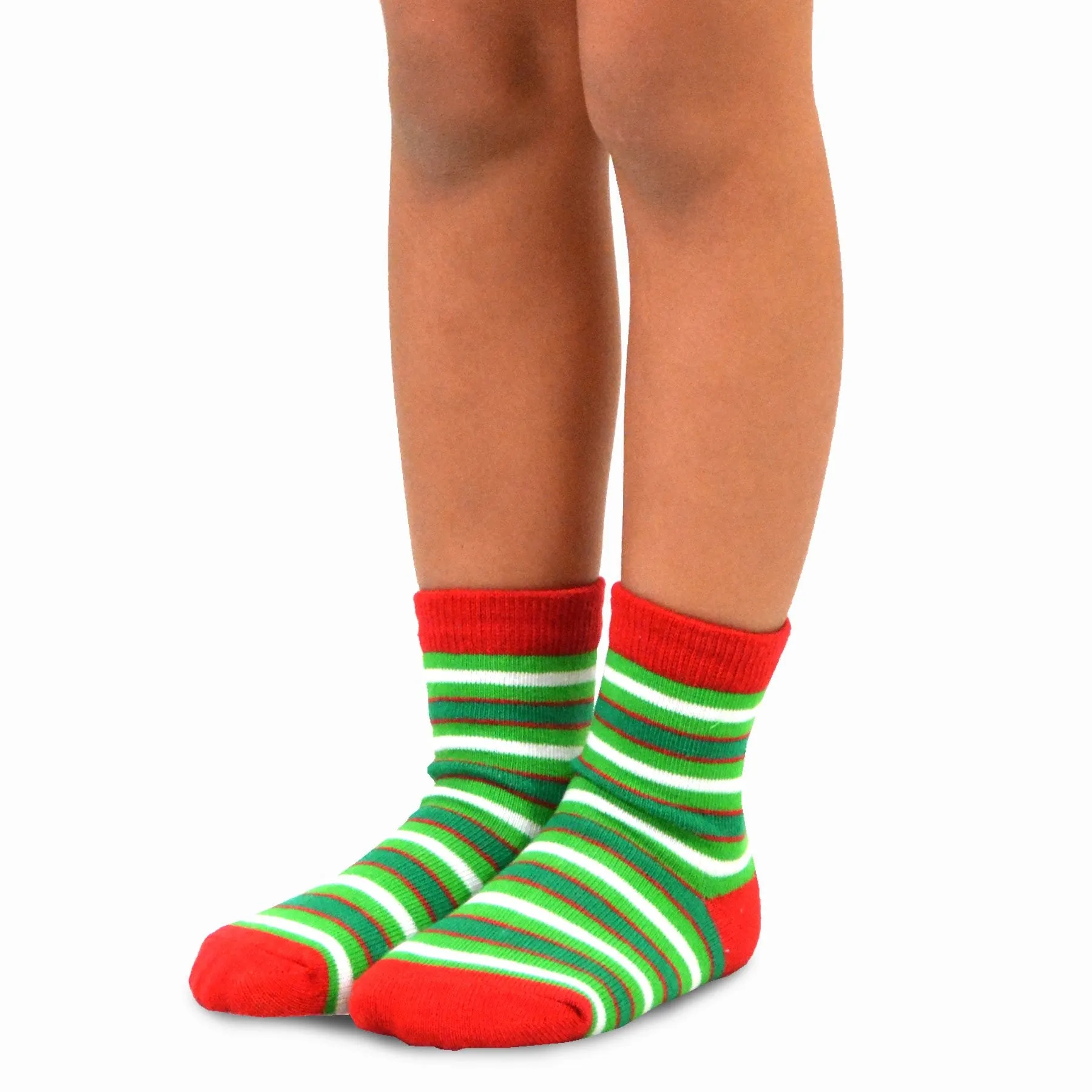 TeeHee Socks Kid's Christmas Cotton Short Crew Penguin 3-Pack (70935)