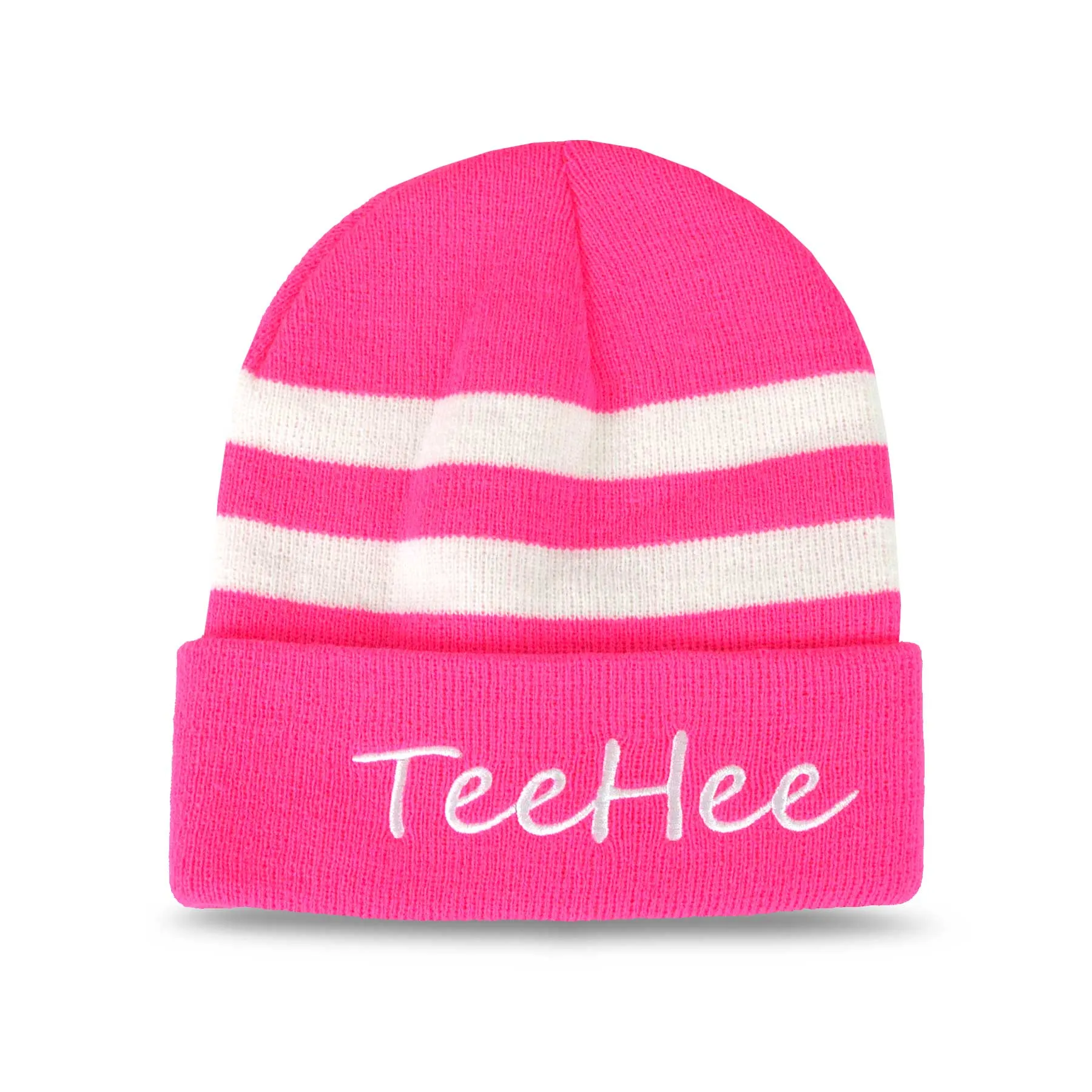 TeeHee Socks Unisex Warmer Acrylic Beanie Neon 3-Pack (30000)