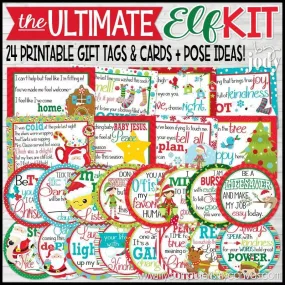 The ULTIMATE Elf Kit {24 Gift Tags & Cards} PRINTABLE