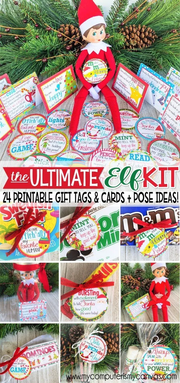 The ULTIMATE Elf Kit {24 Gift Tags & Cards} PRINTABLE