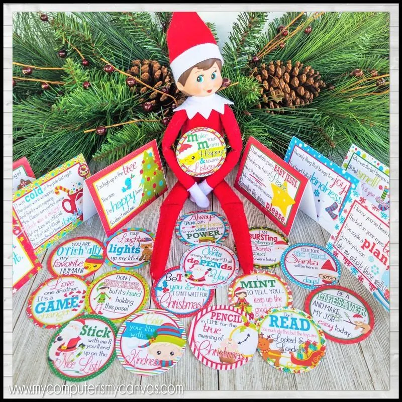 The ULTIMATE Elf Kit {24 Gift Tags & Cards} PRINTABLE