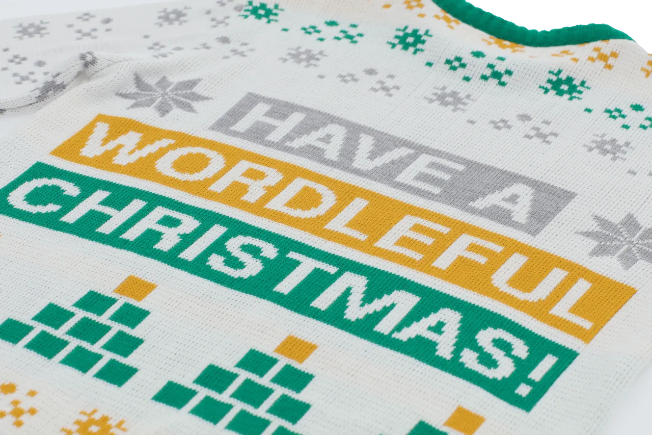 The WORDLE Puzzle Knitted Christmas Jumper