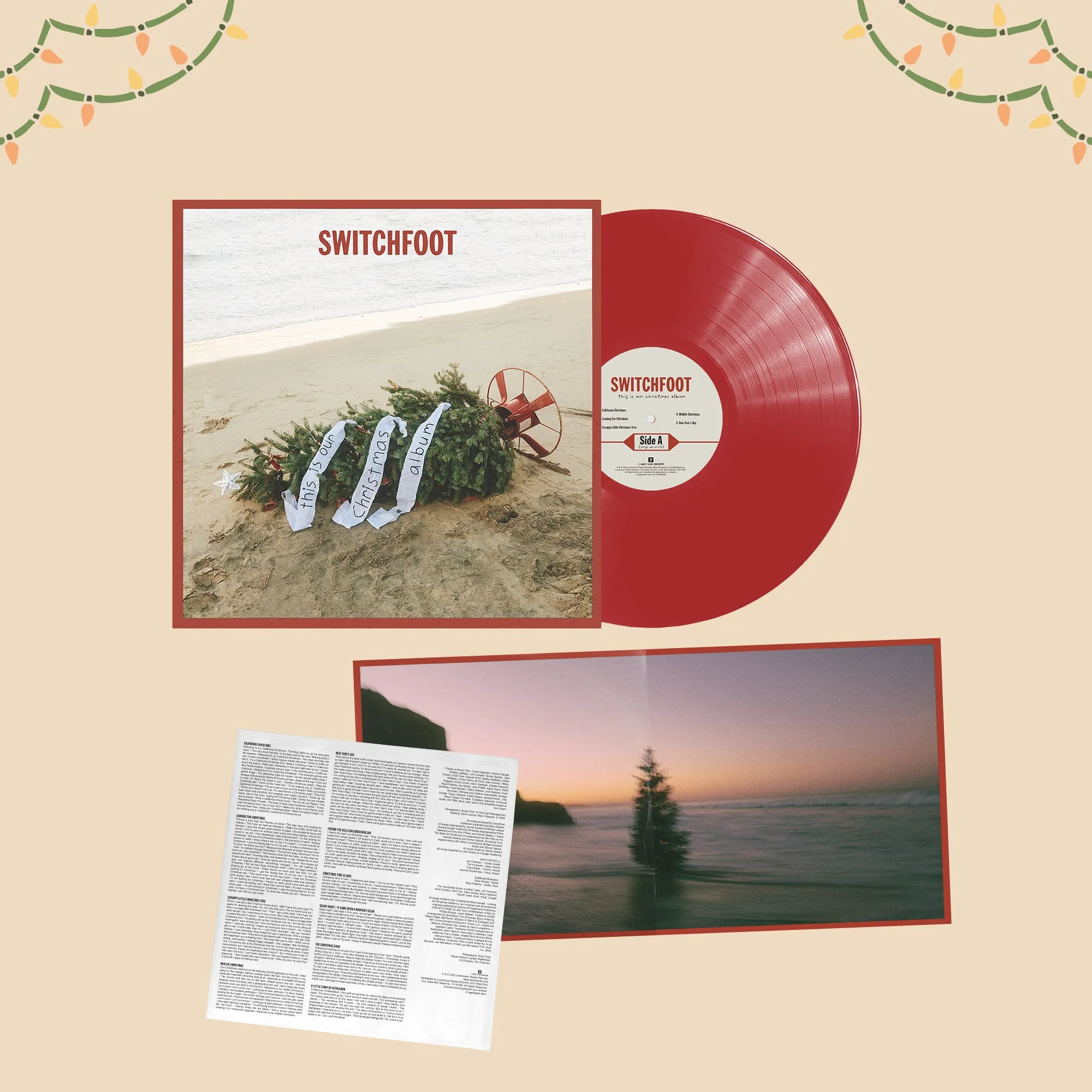 this is our Christmas Album Vinyl