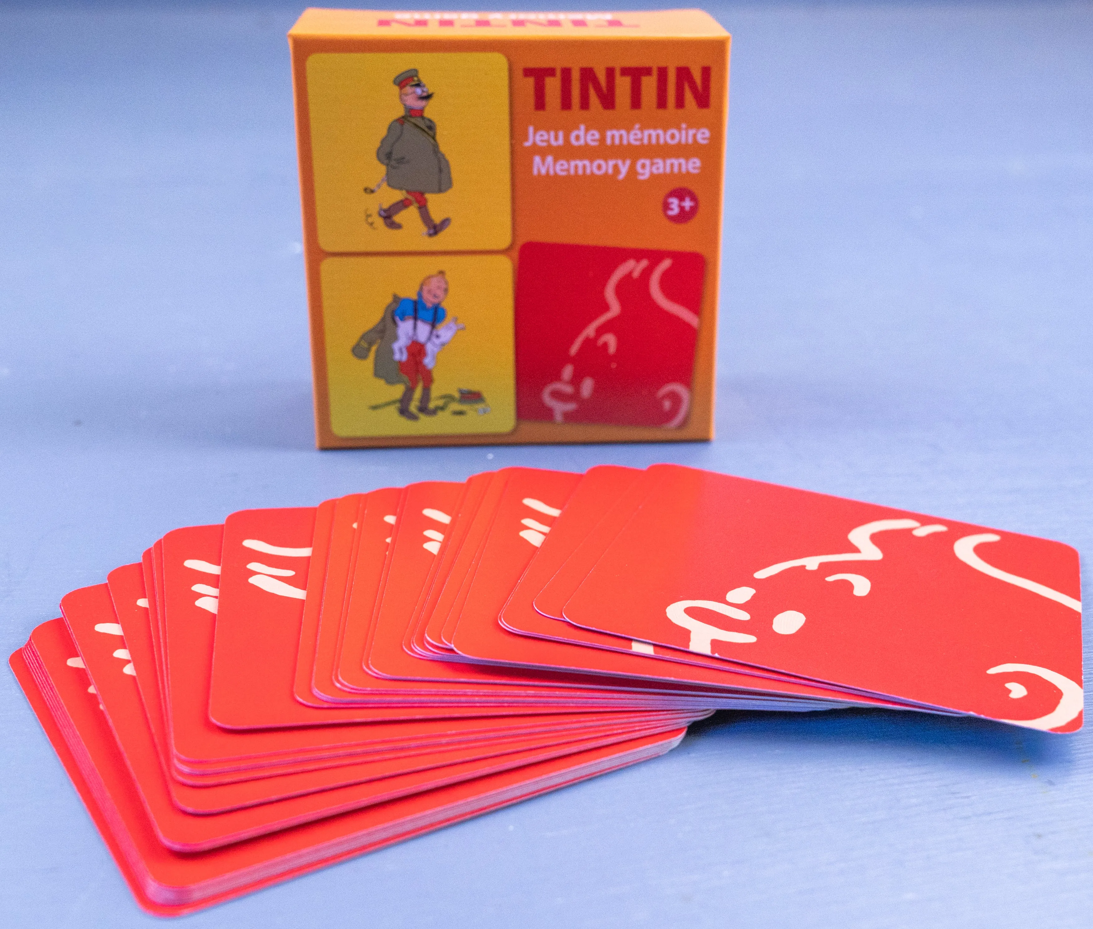 Tintin Moulinsart Memory Game Playing Cards: Costumes Cards