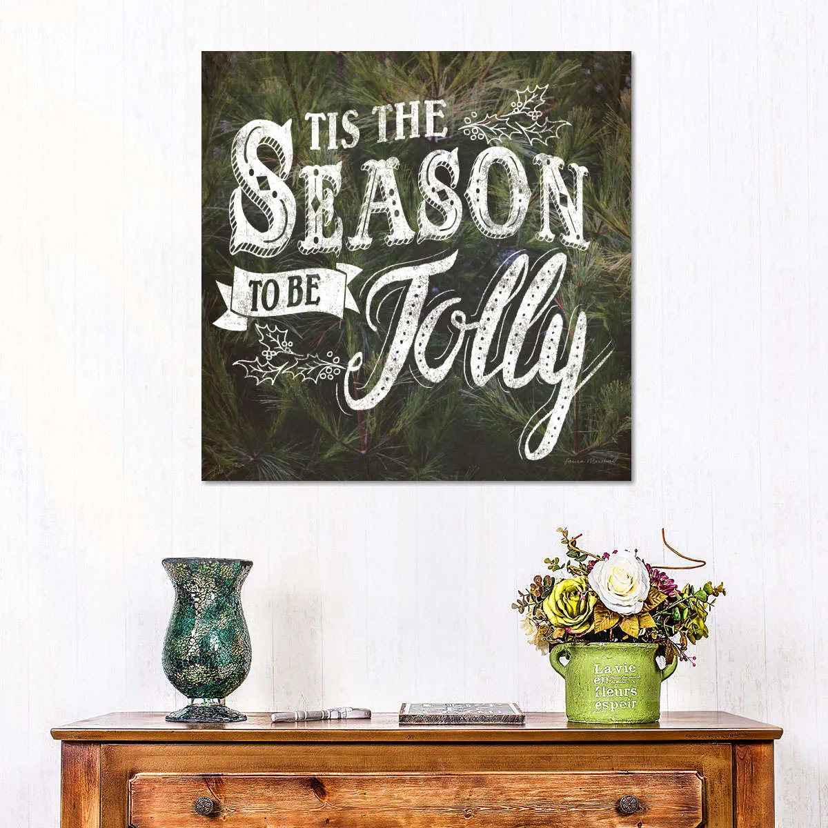 'Tis The Season Cheers Wall Art