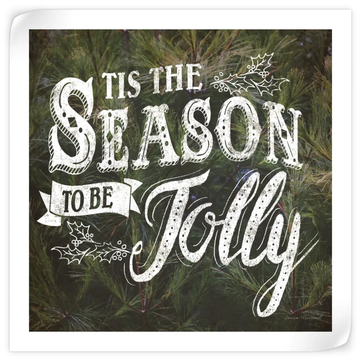 'Tis The Season Cheers Wall Art