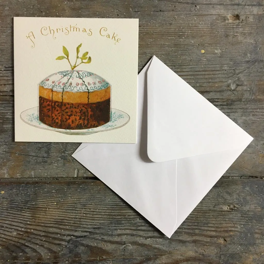 Traditional Christmas Card Pack - A Christmas Cake