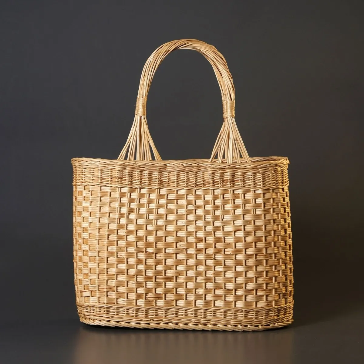 Utility Basket Made Of Natural Wicker  | Eco Friendly | Shopping Basket | Handmade In India