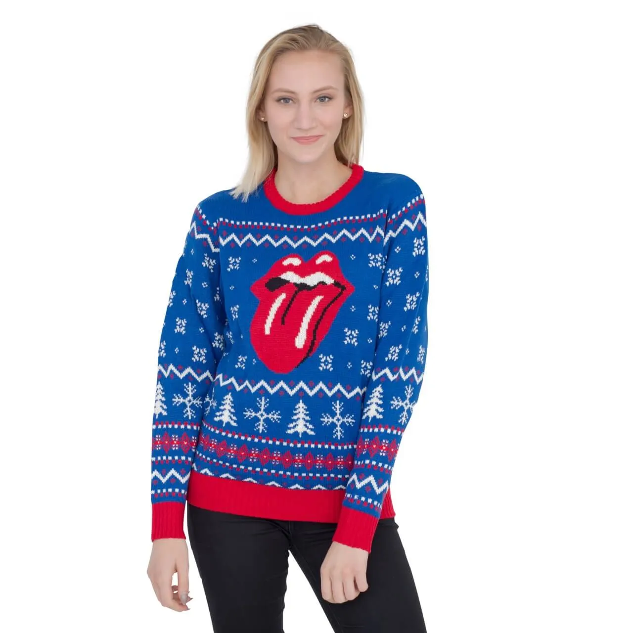 Women's Rolling Stones Ugly Christmas Sweater