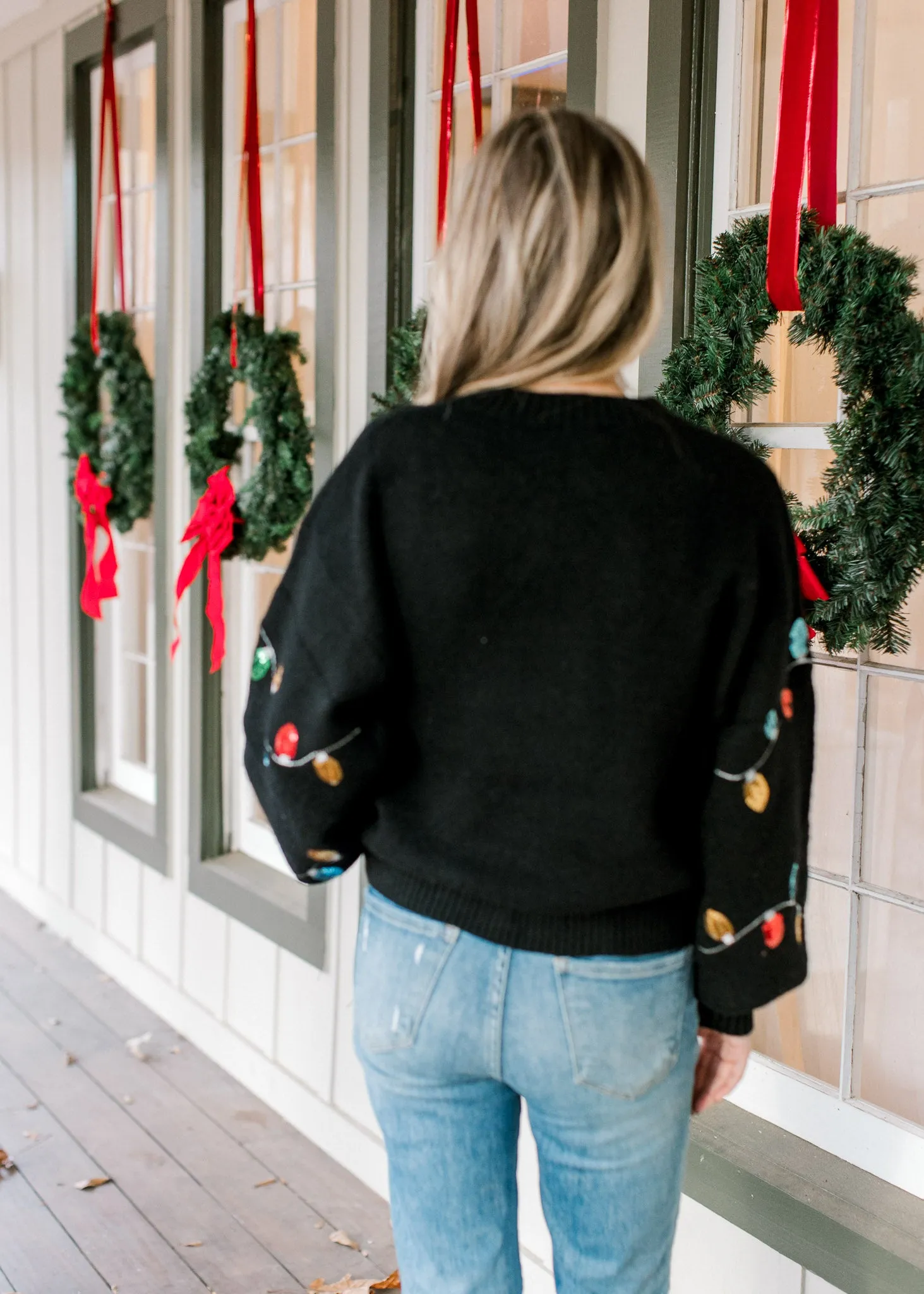 Sure! Here’s an optimized title for the e-commerce product:

Cozy X-Mas Lights Holiday Sweater - Festive, Colorful, and Perfect for Christmas Celebrations

Feel free to adjust any specific details as necessary!